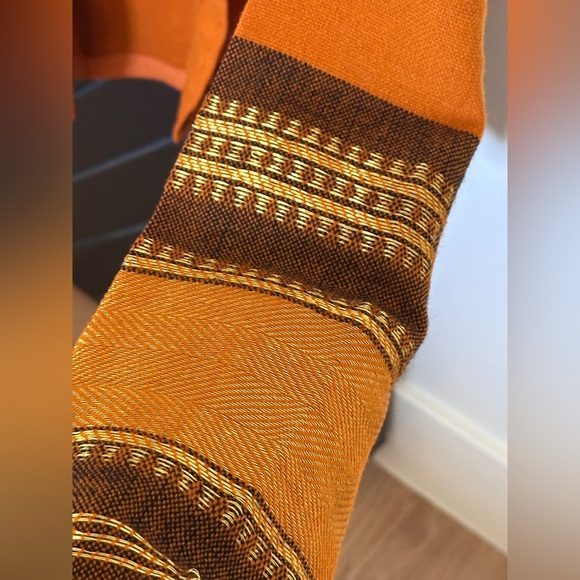 Boho jacket. Open jacket, no buttons. Embroidered, mirror work. Size S. - Picture 4 of 5